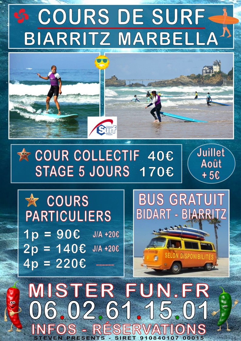 Cours de Surf