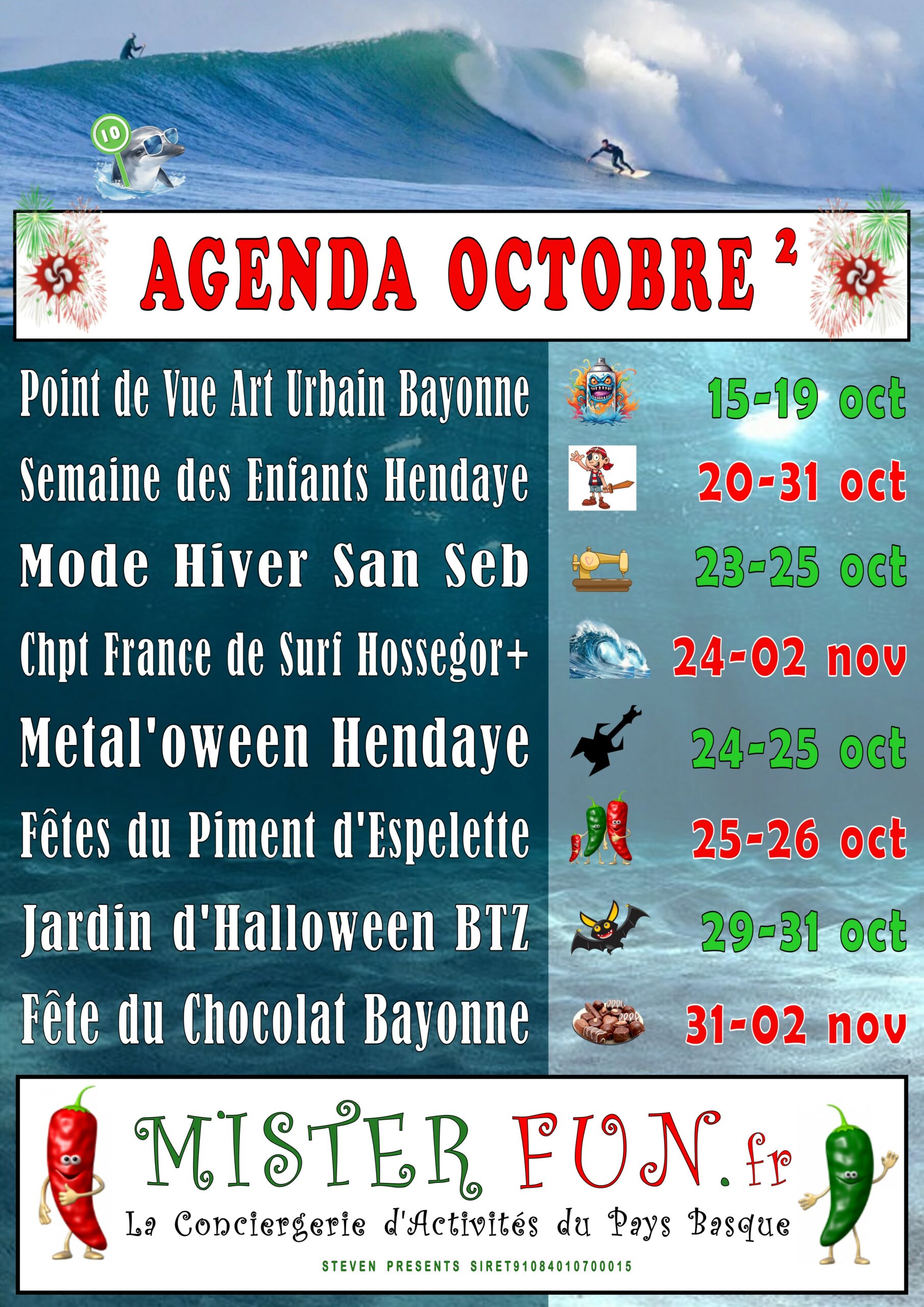 AGENDA OCTOBRE 2