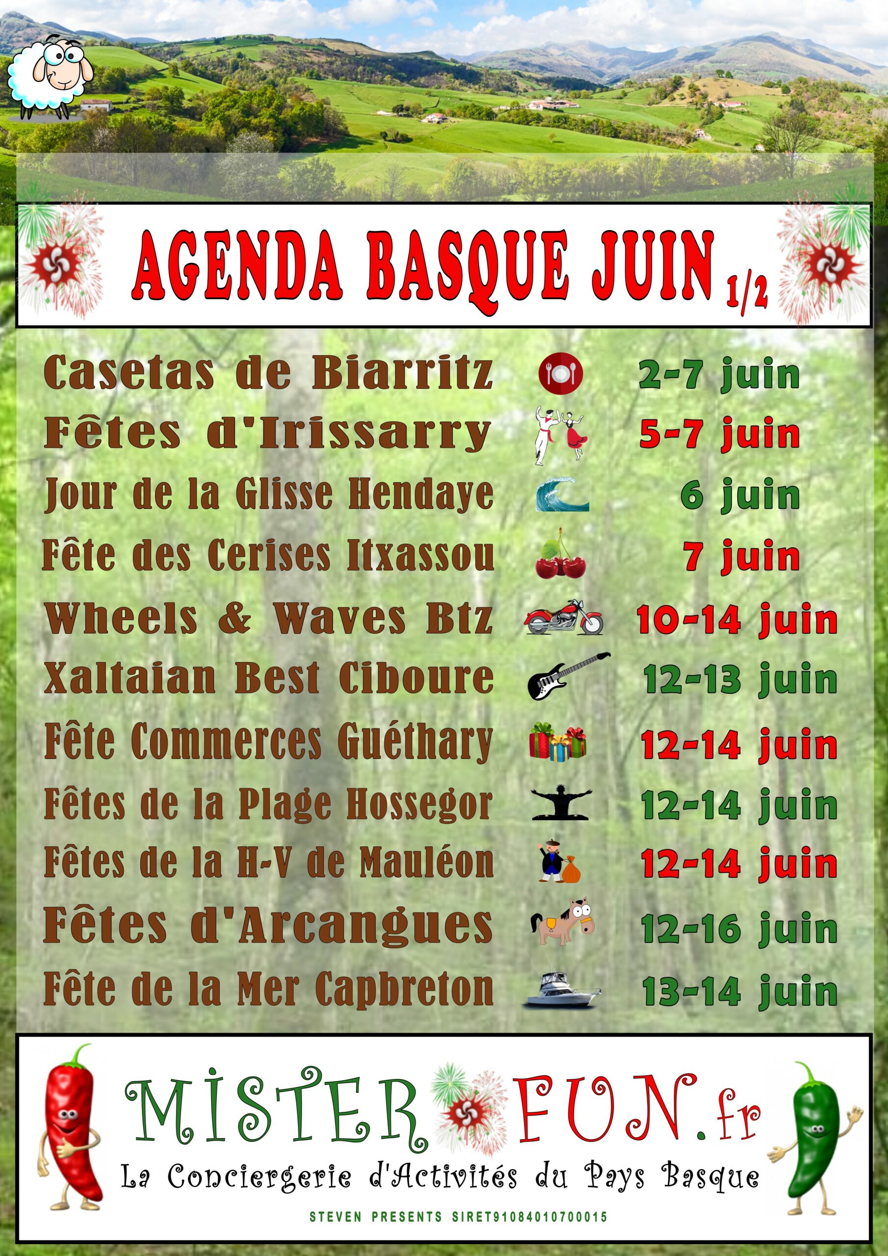 AGENDA JUIN 1